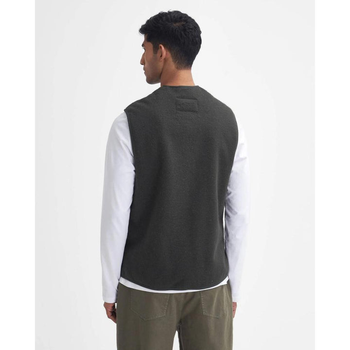 Barbour Gilet/fodera In Pile Caldo Con Cerniera Sage Uomo