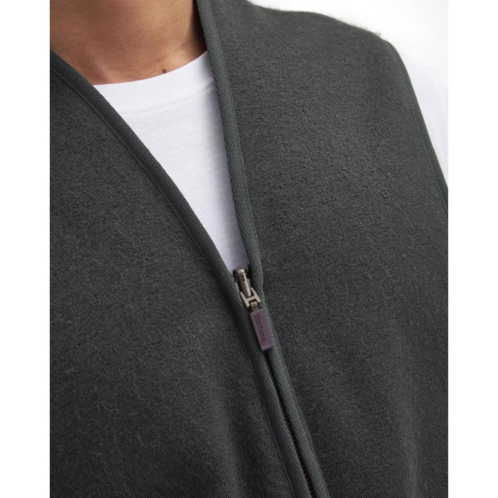 Barbour Gilet/fodera In Pile Caldo Con Cerniera Sage Uomo