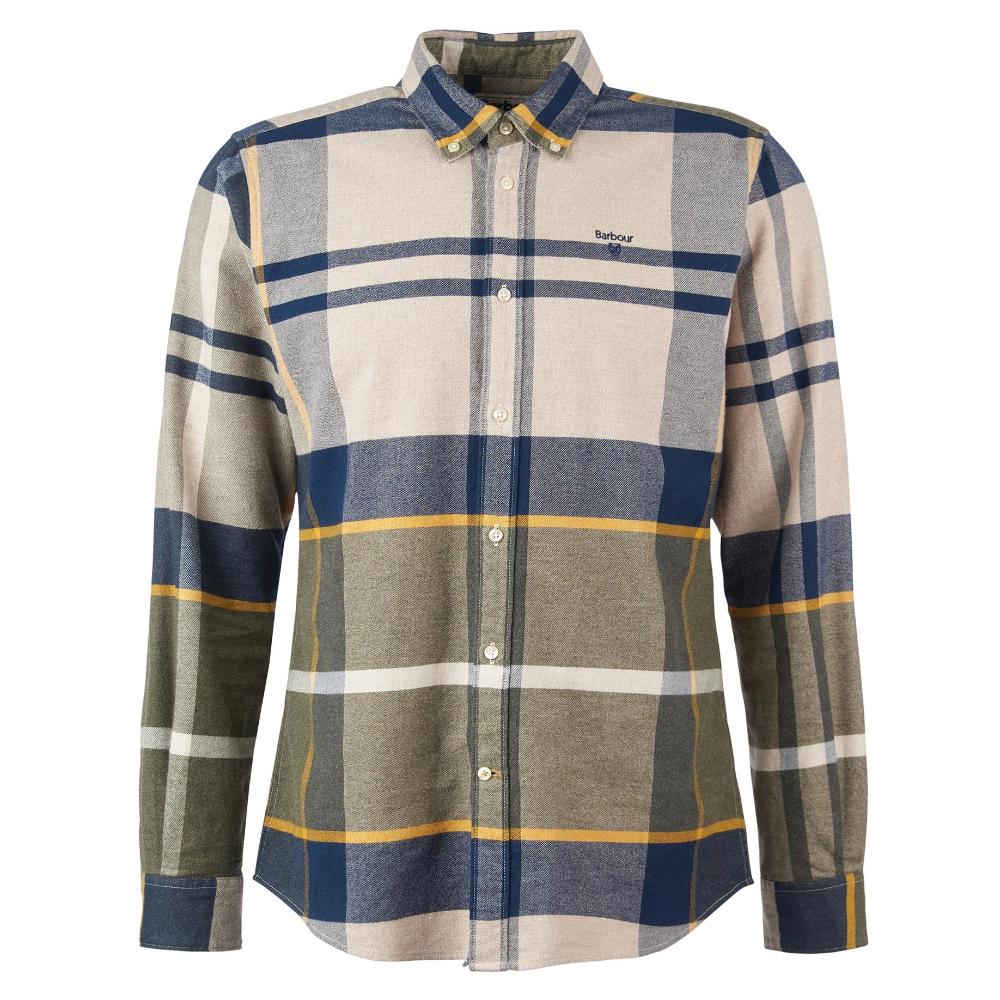 Barbour Camicia Iceloch Forest Mist Uomo