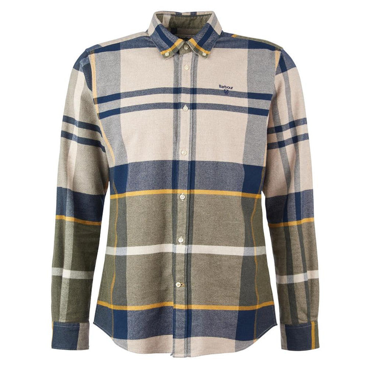 Barbour Camicia Iceloch Forest Mist Uomo