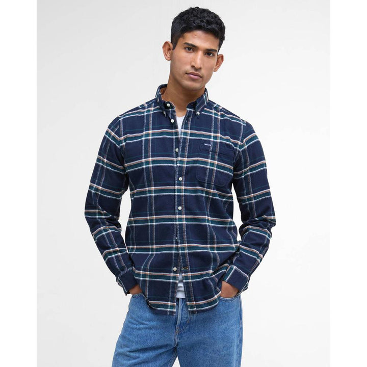 Barbour Camicia Ronan Inky Blue Uomo