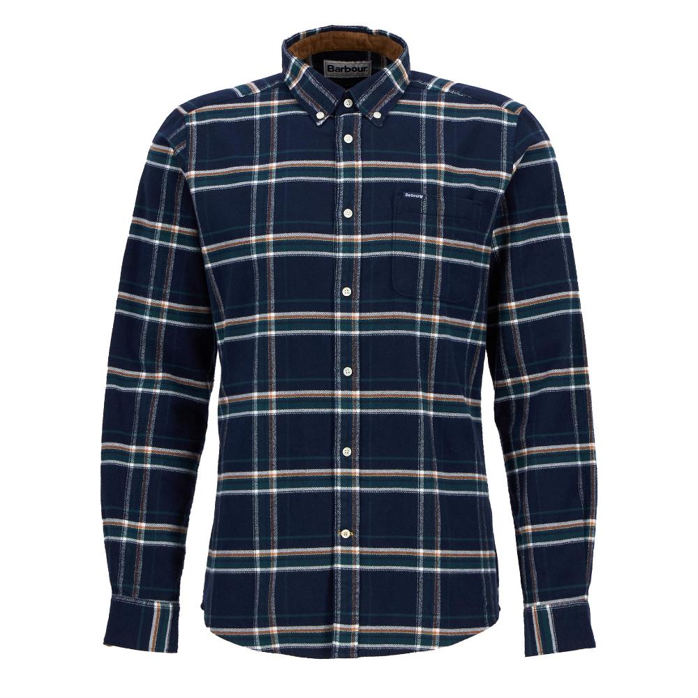 Barbour Camicia Ronan Inky Blue Uomo