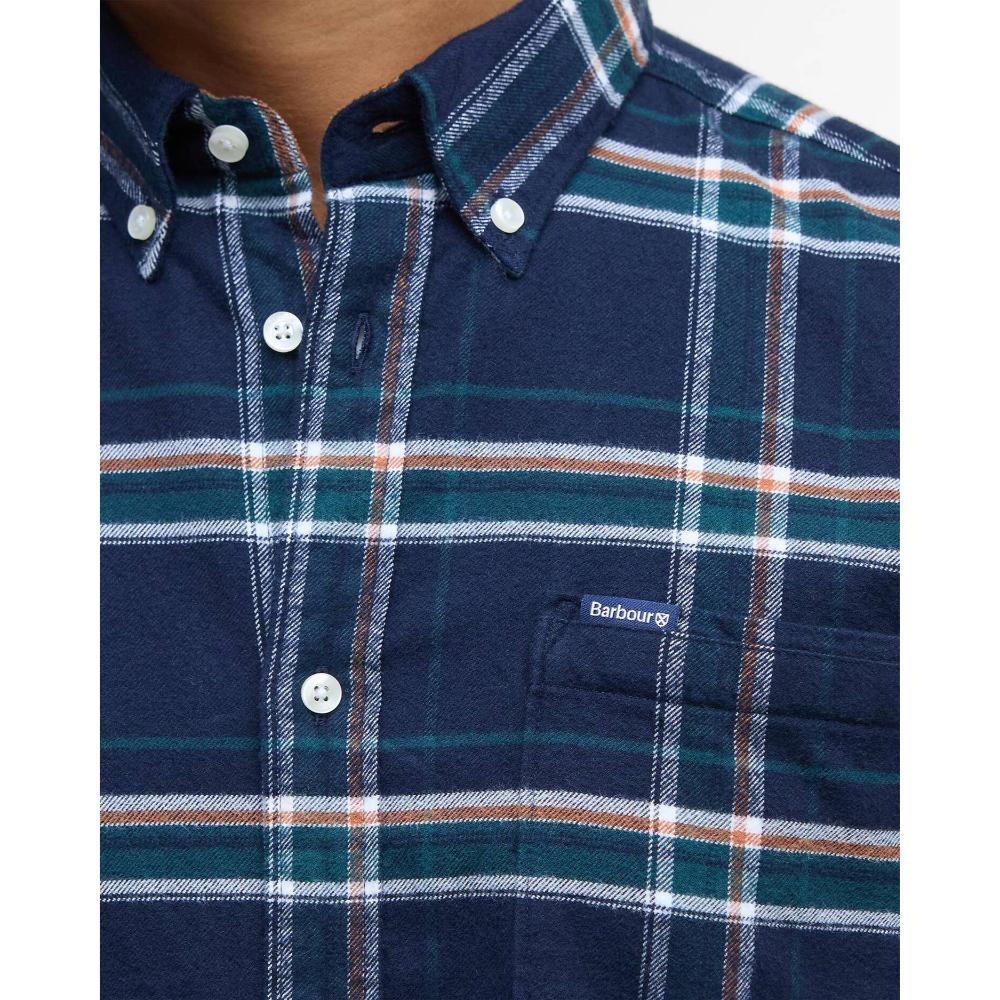 Barbour Camicia Ronan Inky Blue Uomo