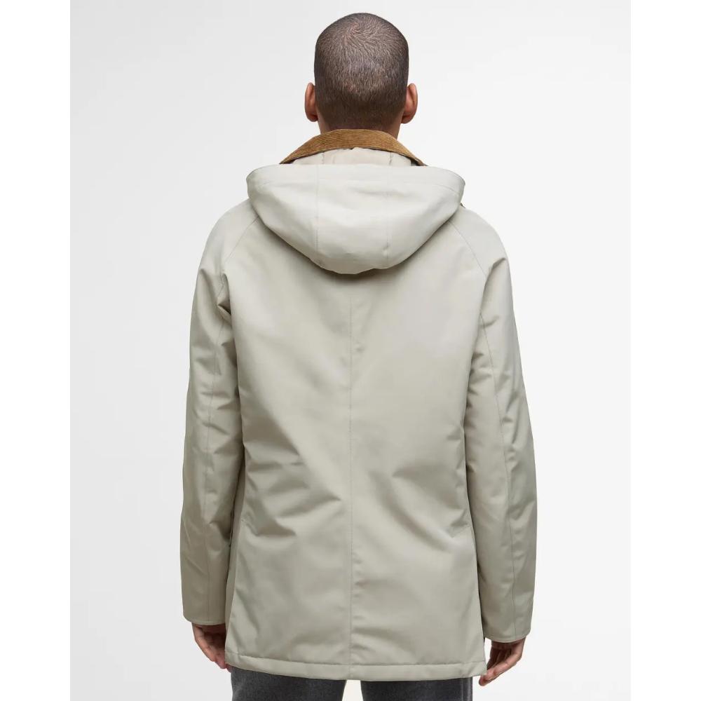 Barbour Giacca Winter Ashby Washed Stone Uomo