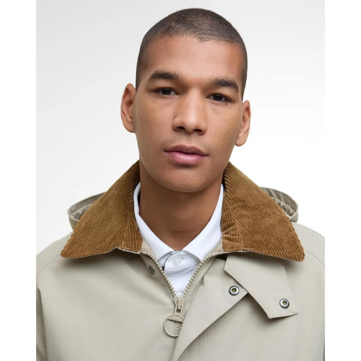Barbour Giacca Winter Ashby Washed Stone Uomo
