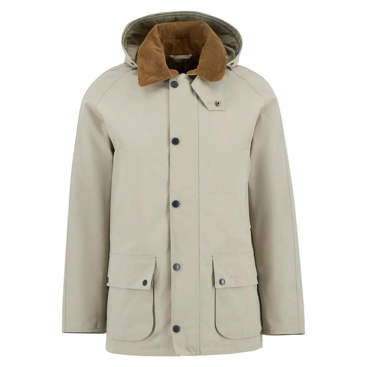 Barbour Giacca Winter Ashby Washed Stone Uomo