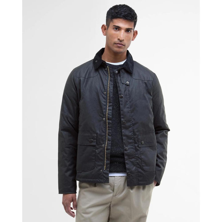 Barbour Giubbotto Reelin Wax Navy