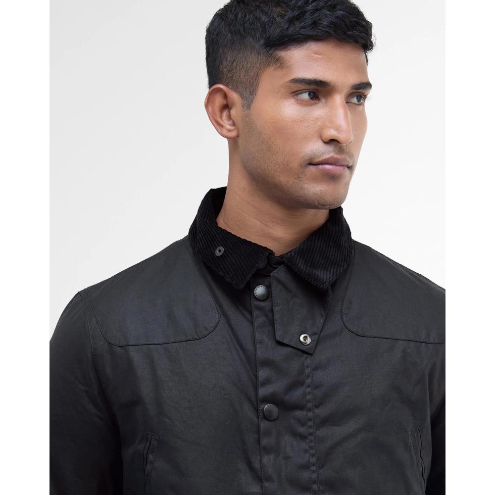 Barbour Giubbotto Reelin Wax Navy