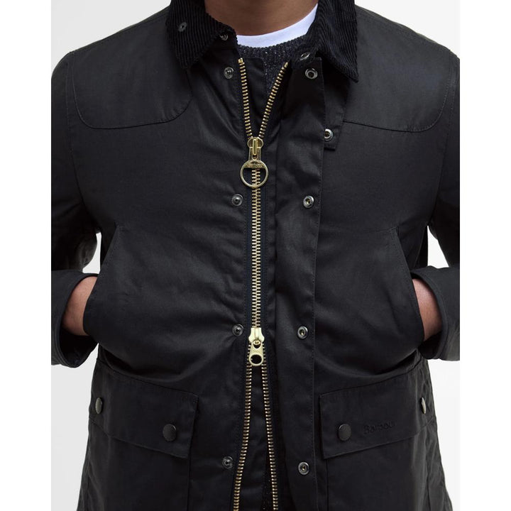 Barbour Giubbotto Reelin Wax Navy