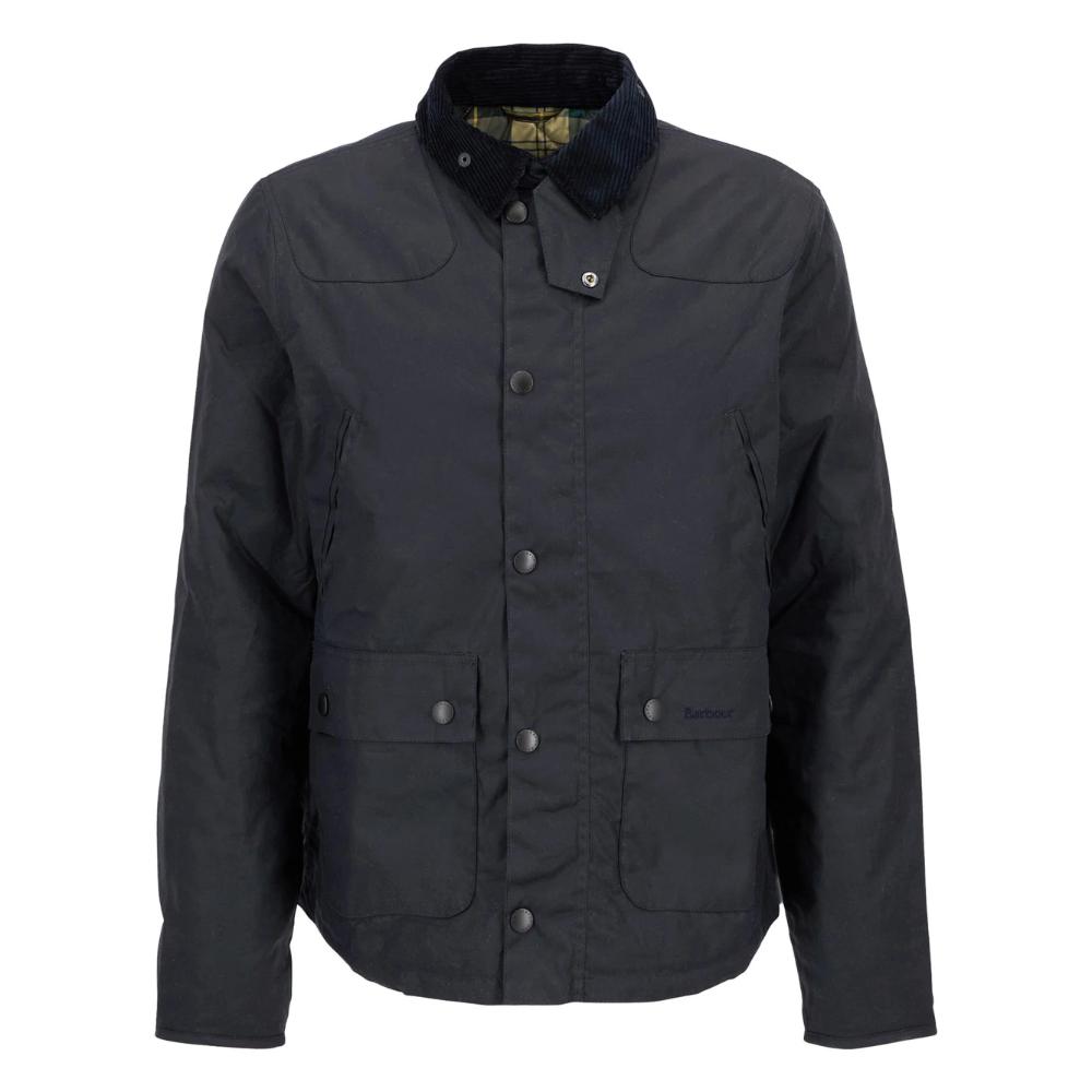 Barbour Giubbotto Reelin Wax Navy