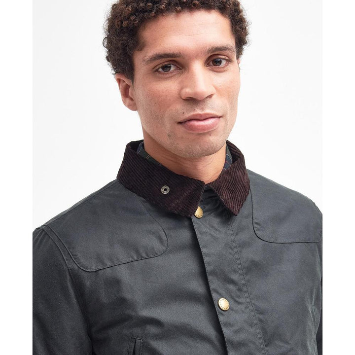 Barbour Giubbotto Reelin Wax Sage