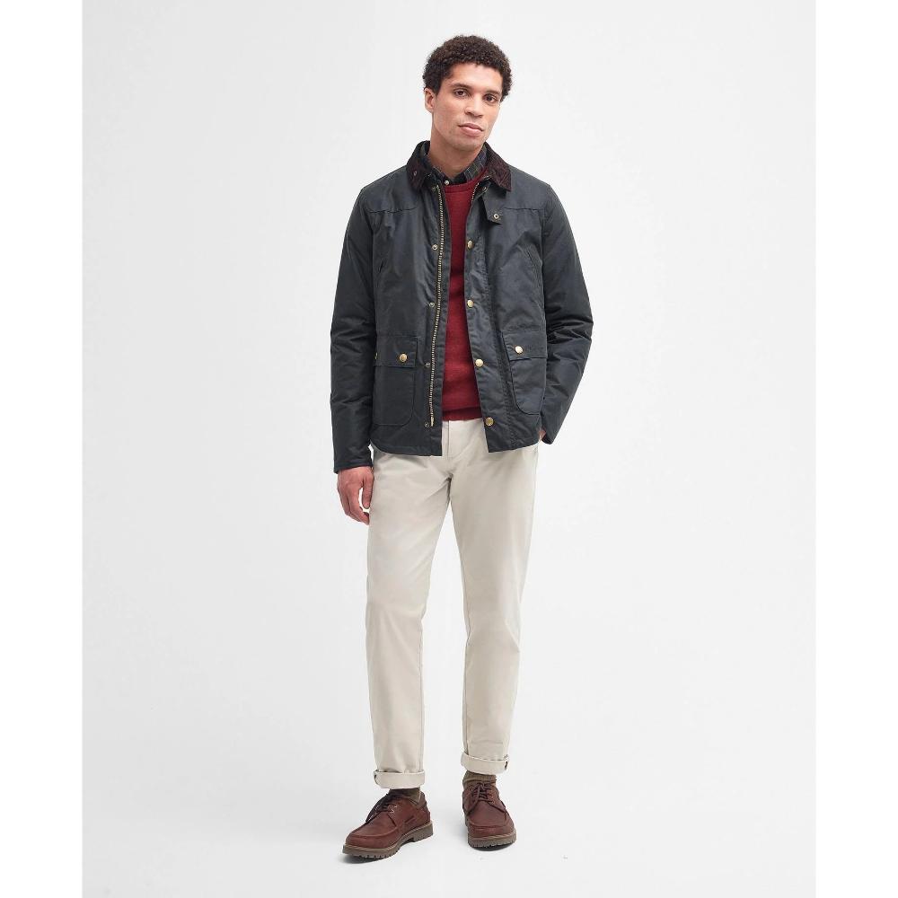 Barbour Giubbotto Reelin Wax Sage