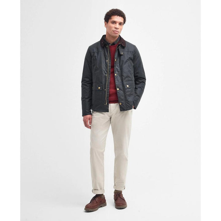 Barbour Giubbotto Reelin Wax Sage