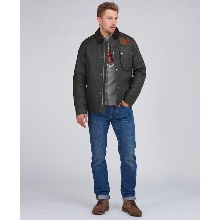 Barbour International Giubbotto Workers Sage