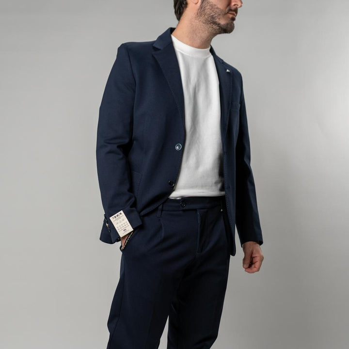 Berna Giacca Blazer Blu Uomo