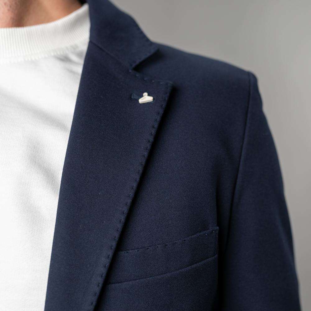 Berna Giacca Blazer Blu Uomo