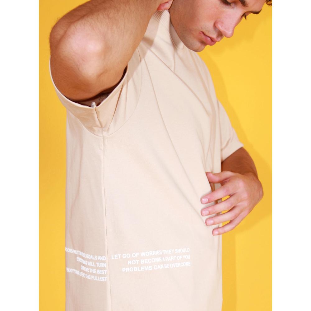 Berna T-shirt In Felpa Avorio Uomo