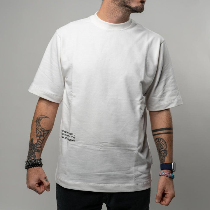 Berna T-shirt In Felpa Bianco Uomo
