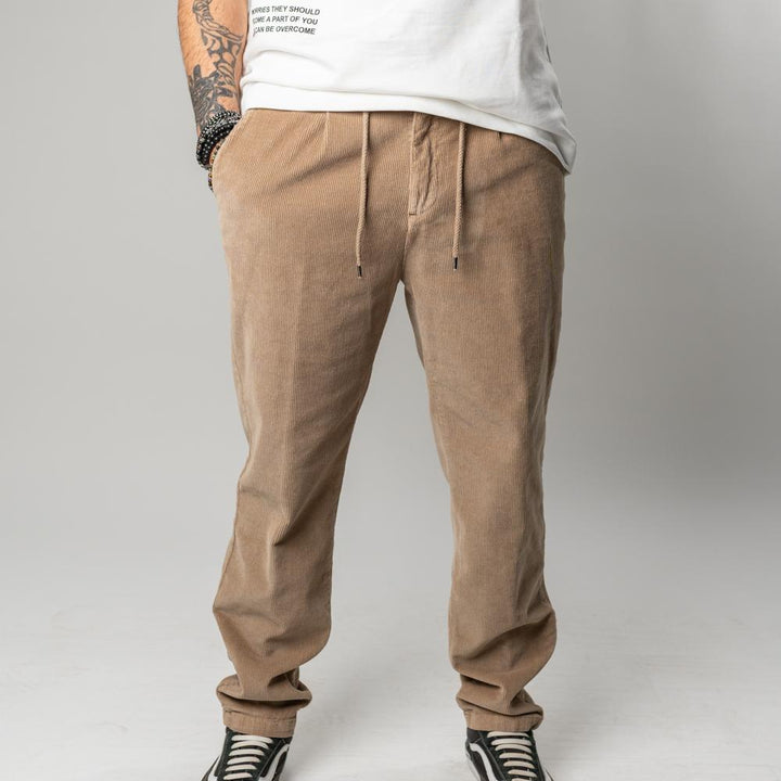 Berna Pantalaccio in Velluto a Coste Coloniale Uomo