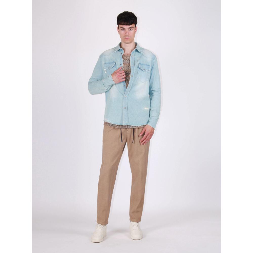 Berna Camicia Denim Western