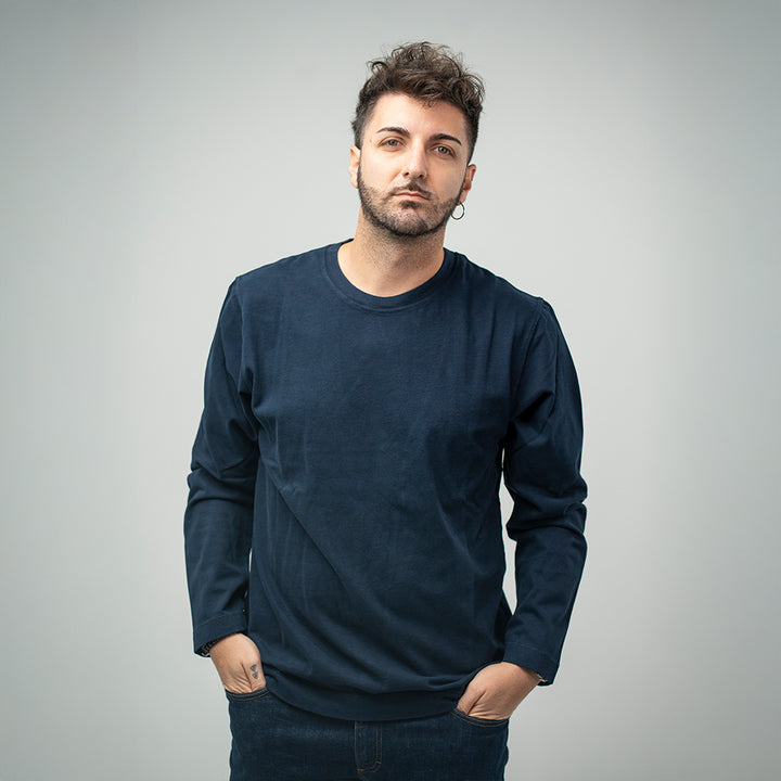 Bl'ker T-Shirt Navy Uomo