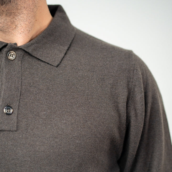 Bl'ker Polo Brown Uomo