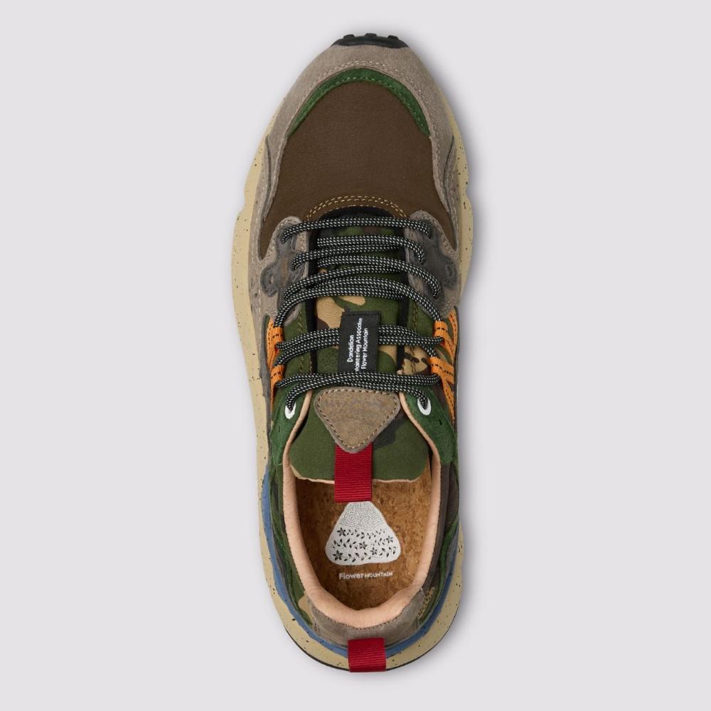 Flower Mountain sneakers Yamano 3 Camo dark Grey