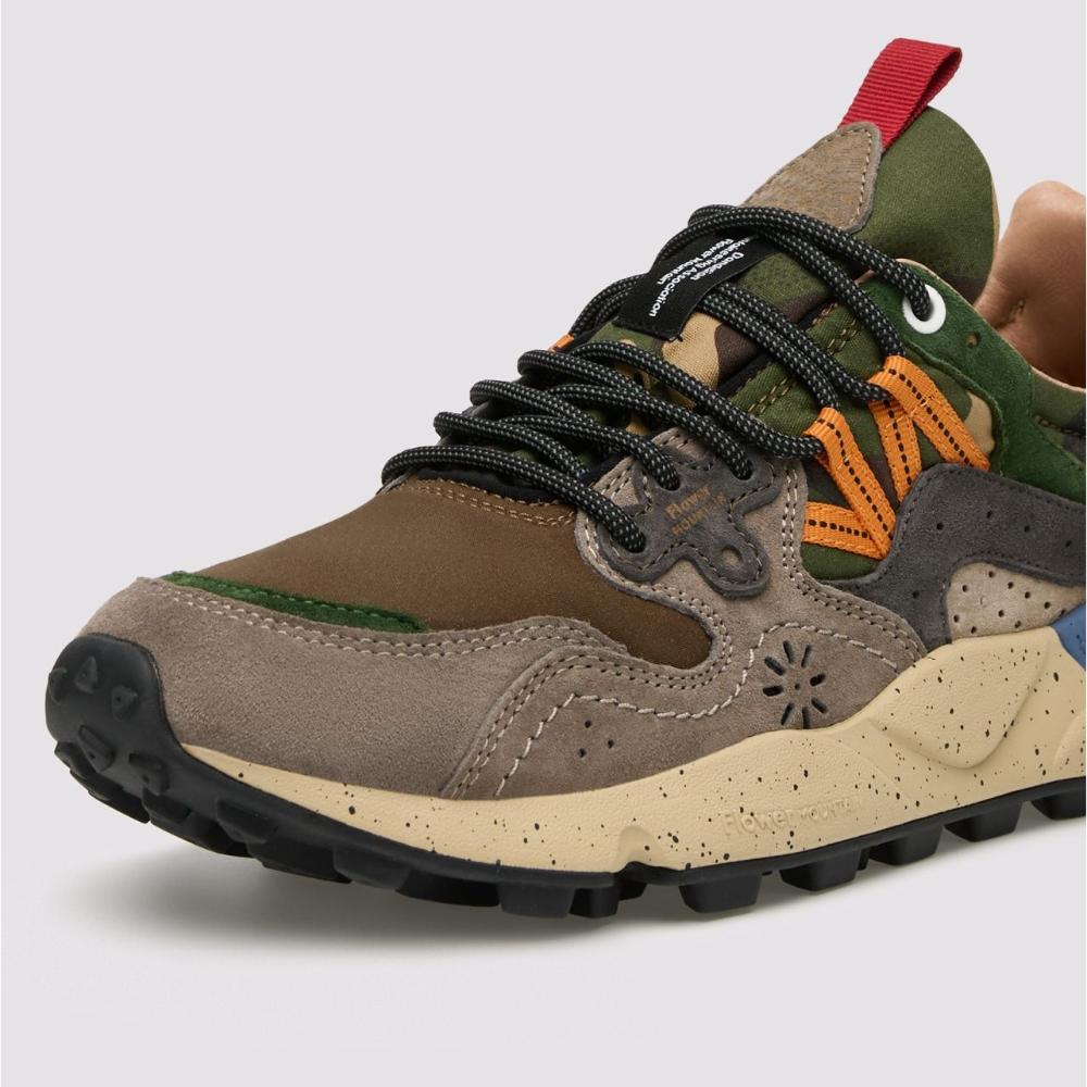 Flower Mountain sneakers Yamano 3 Camo dark Grey
