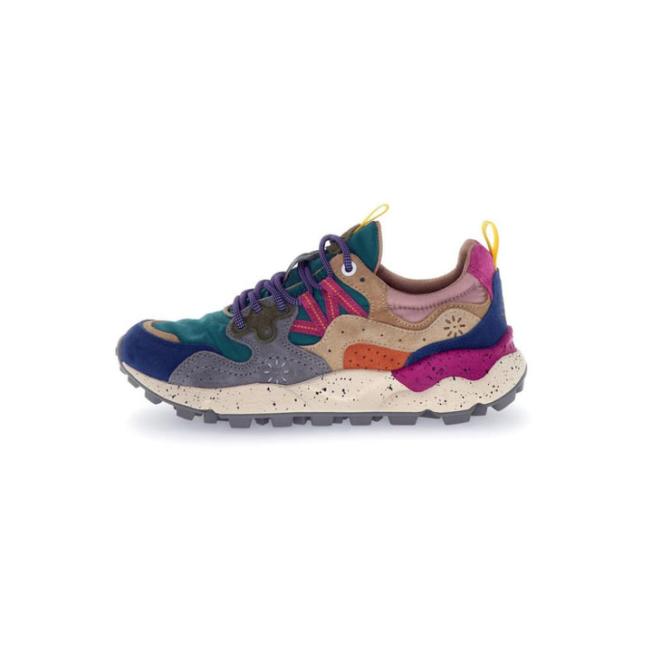 Flower Mountain Sneakers Yamano 3 Petrol Stone Beige