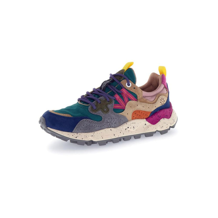 Flower Mountain Sneakers Yamano 3 Petrol Stone Beige