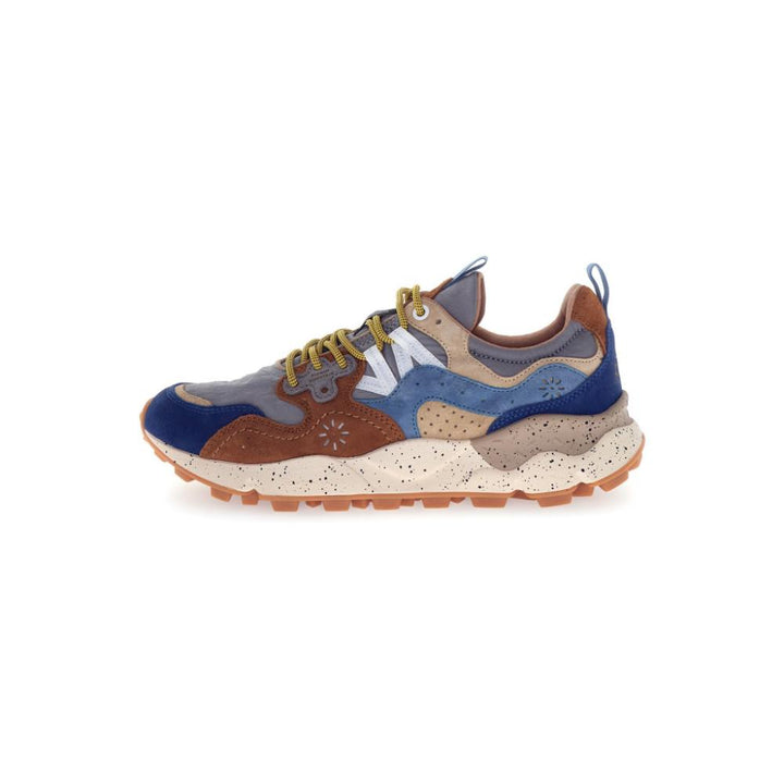 Flower Mountain Sneakers Yamano 3 Brown Deep Petrol