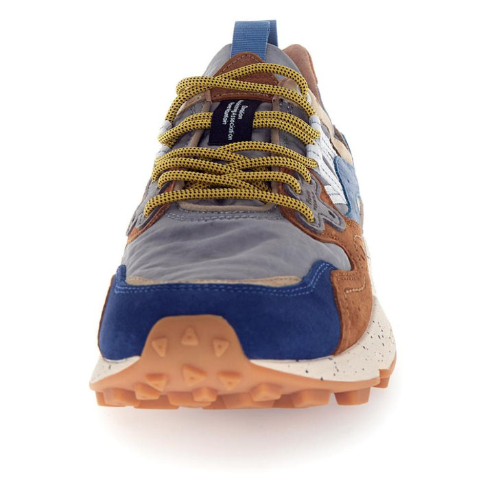 Flower Mountain Sneakers Yamano 3 Brown Deep Petrol