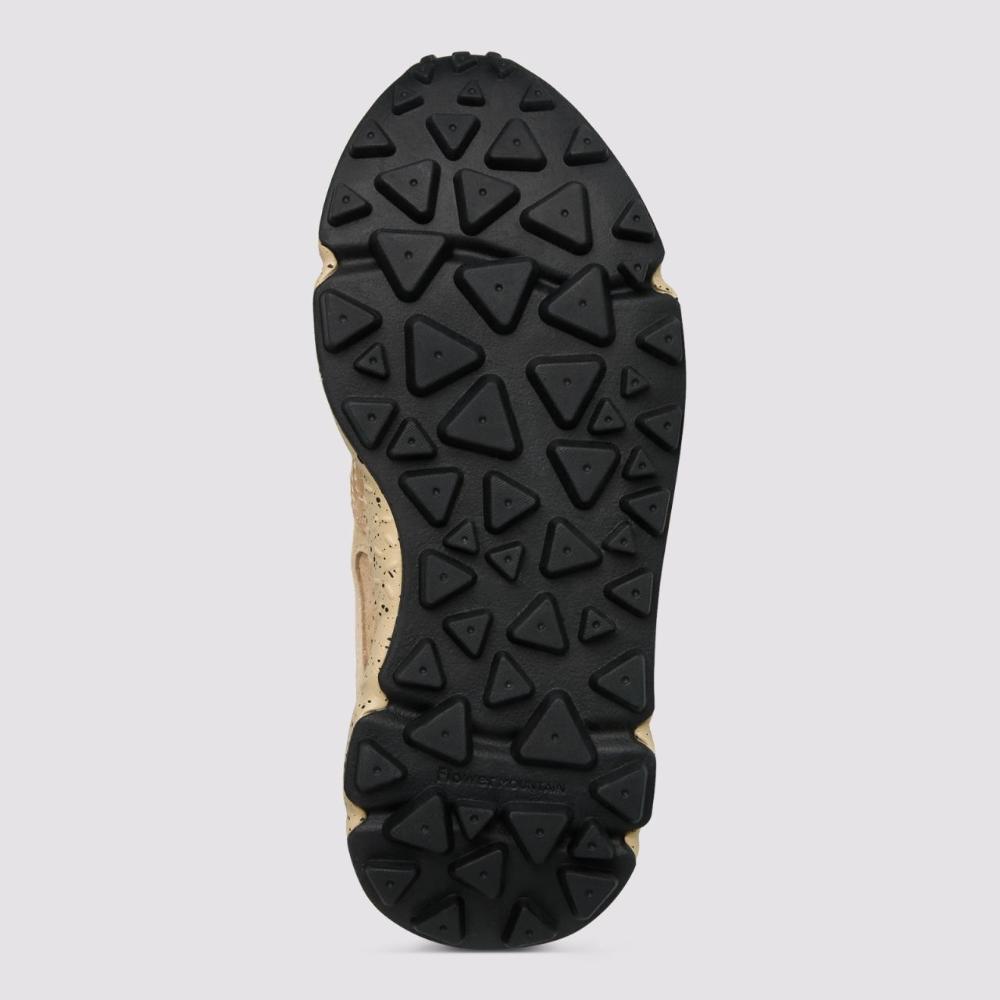 Flower Mountain Yamano 3 Woman Sneakers in Suede e Tessuto Marrone Chiaro