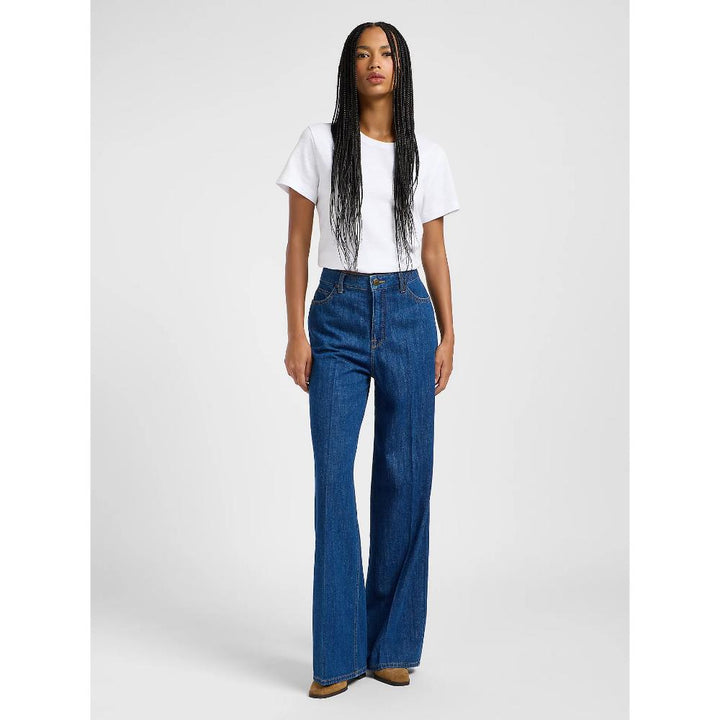 Lee Stella Wide Leg Jean Dark Eton Donna