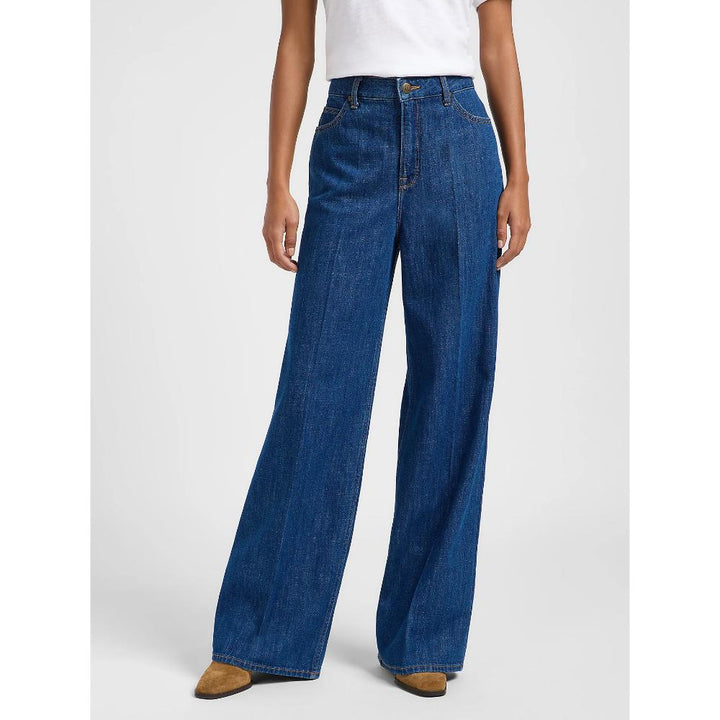 Lee Stella Wide Leg Jean Dark Eton Donna