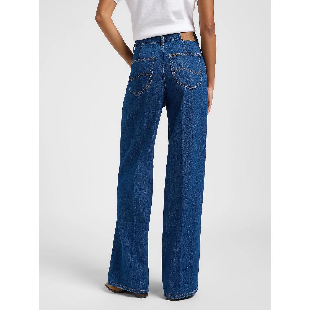 Lee Stella Wide Leg Jean Dark Eton Donna