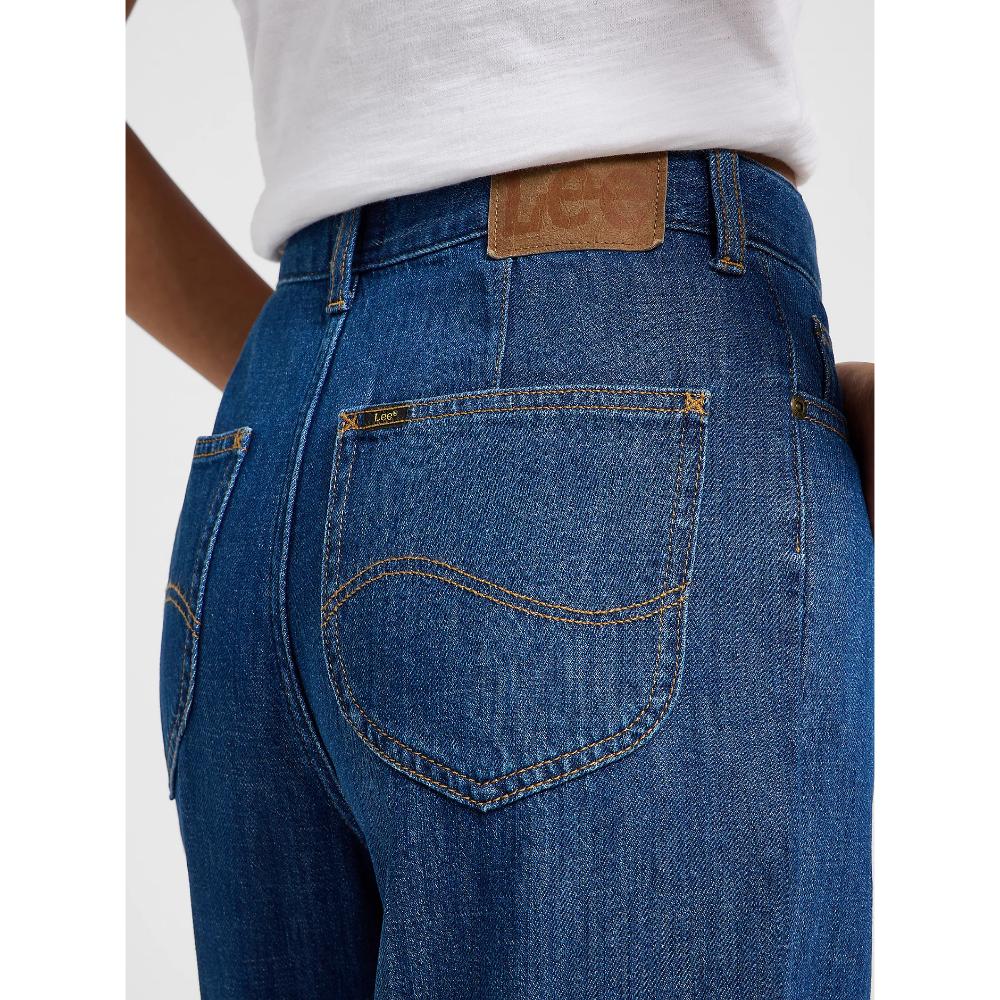 Lee Stella Wide Leg Jean Dark Eton Donna