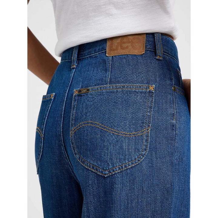 Lee Stella Wide Leg Jean Dark Eton Donna