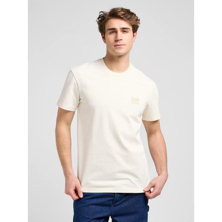 Lee Workwear Relaxed Essential Tee Ecru Uomo