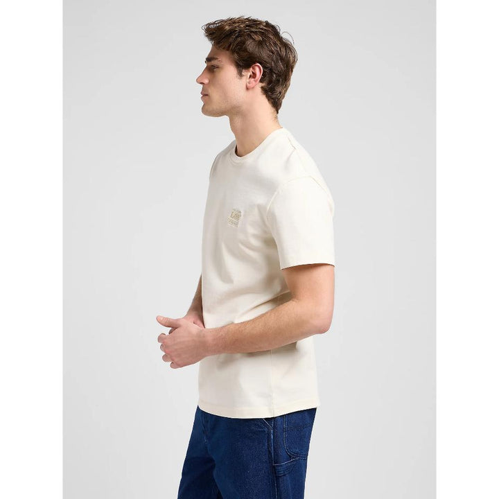 Lee Workwear Relaxed Essential Tee Ecru Uomo