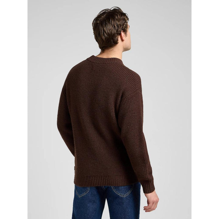 Lee Relaxed Chunky Crew Neck Sweater Arabica Uomo