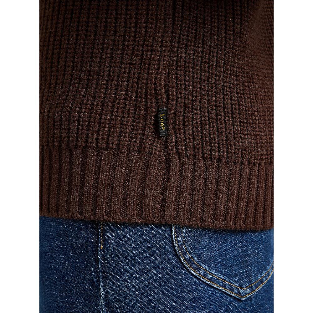 Lee Relaxed Chunky Crew Neck Sweater Arabica Uomo
