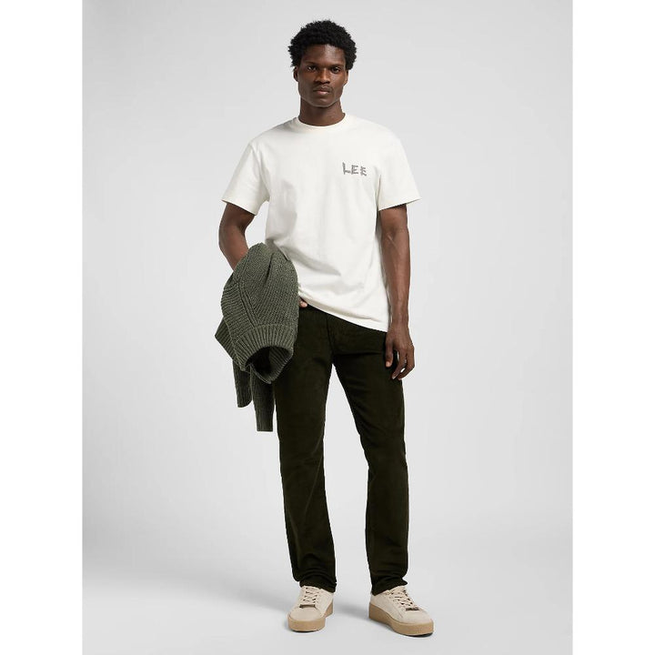Lee Slim Slim Mvp Corduroy Pant Olive Night Uomo