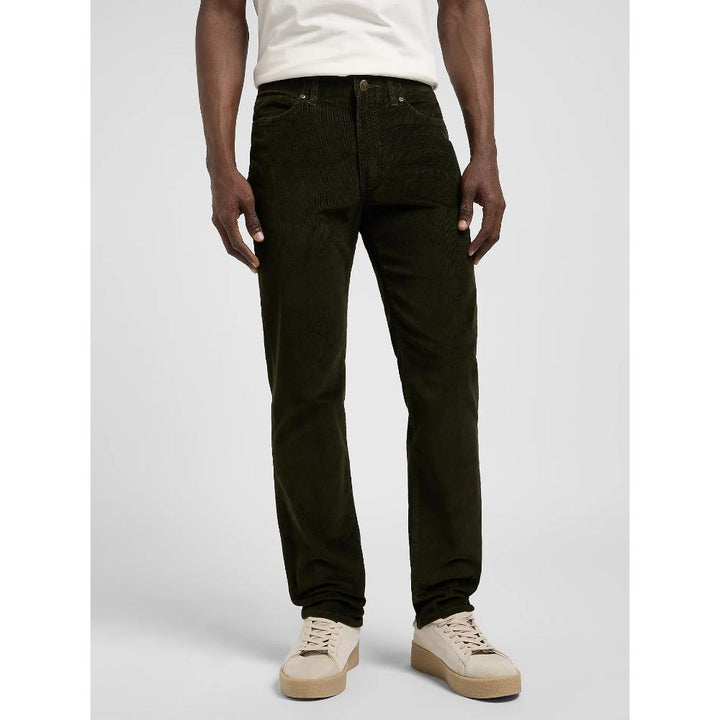 Lee Slim Slim Mvp Corduroy Pant Olive Night Uomo