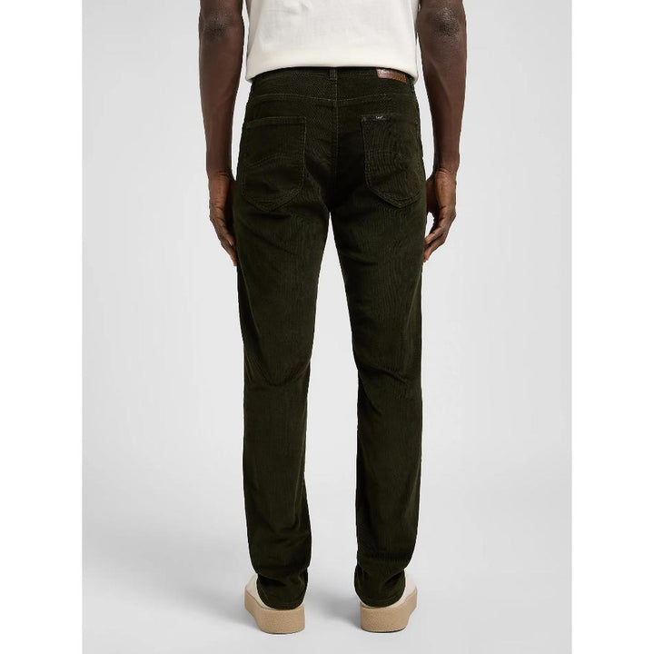 Lee Slim Slim Mvp Corduroy Pant Olive Night Uomo