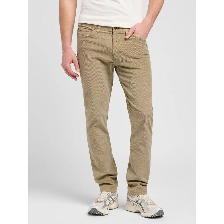 Lee Slim Mvp Corduroy Pant Oscar Khaki Uomo