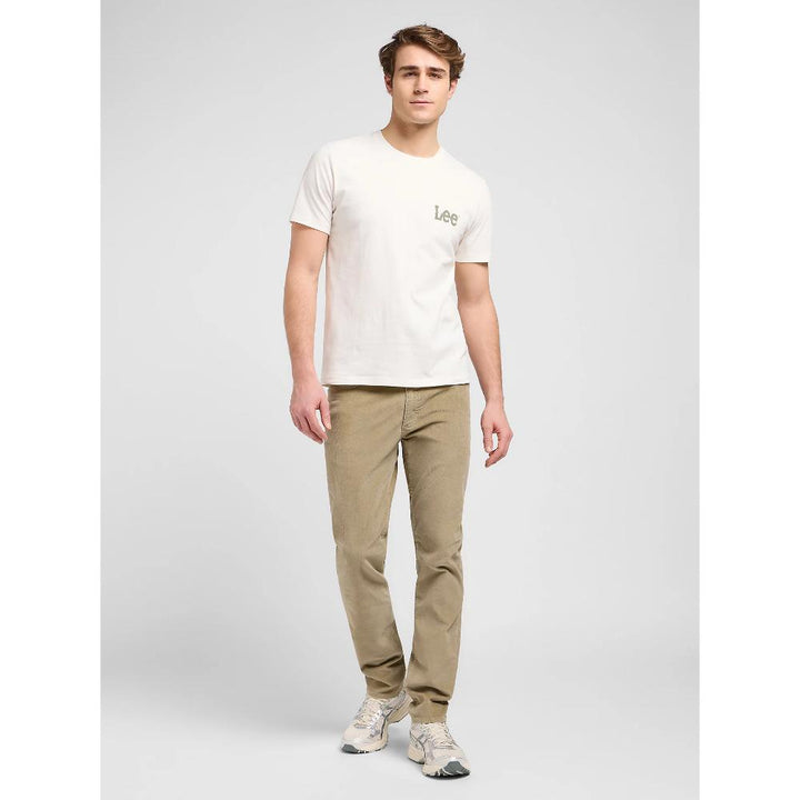 Lee Slim Mvp Corduroy Pant Oscar Khaki Uomo