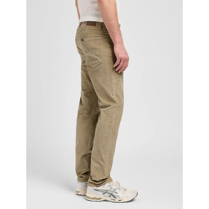 Lee Slim Mvp Corduroy Pant Oscar Khaki Uomo