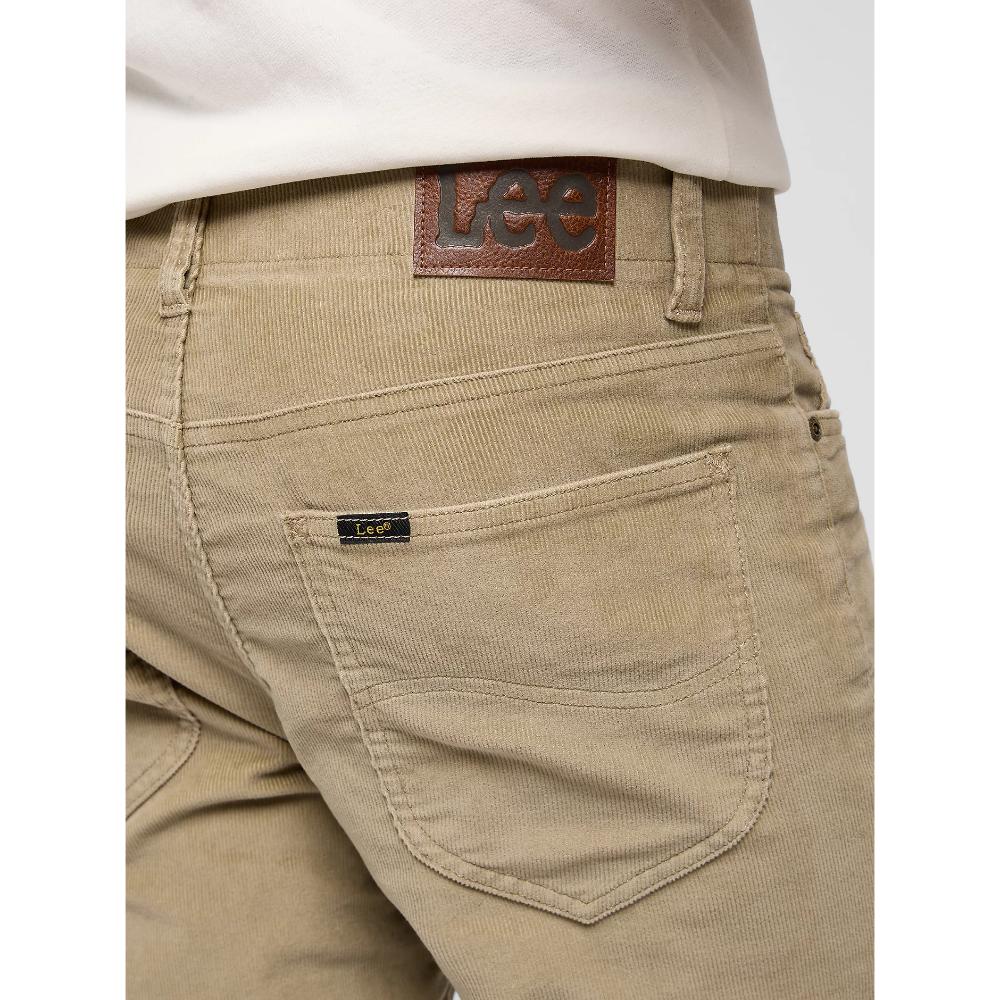 Lee Slim Mvp Corduroy Pant Oscar Khaki Uomo