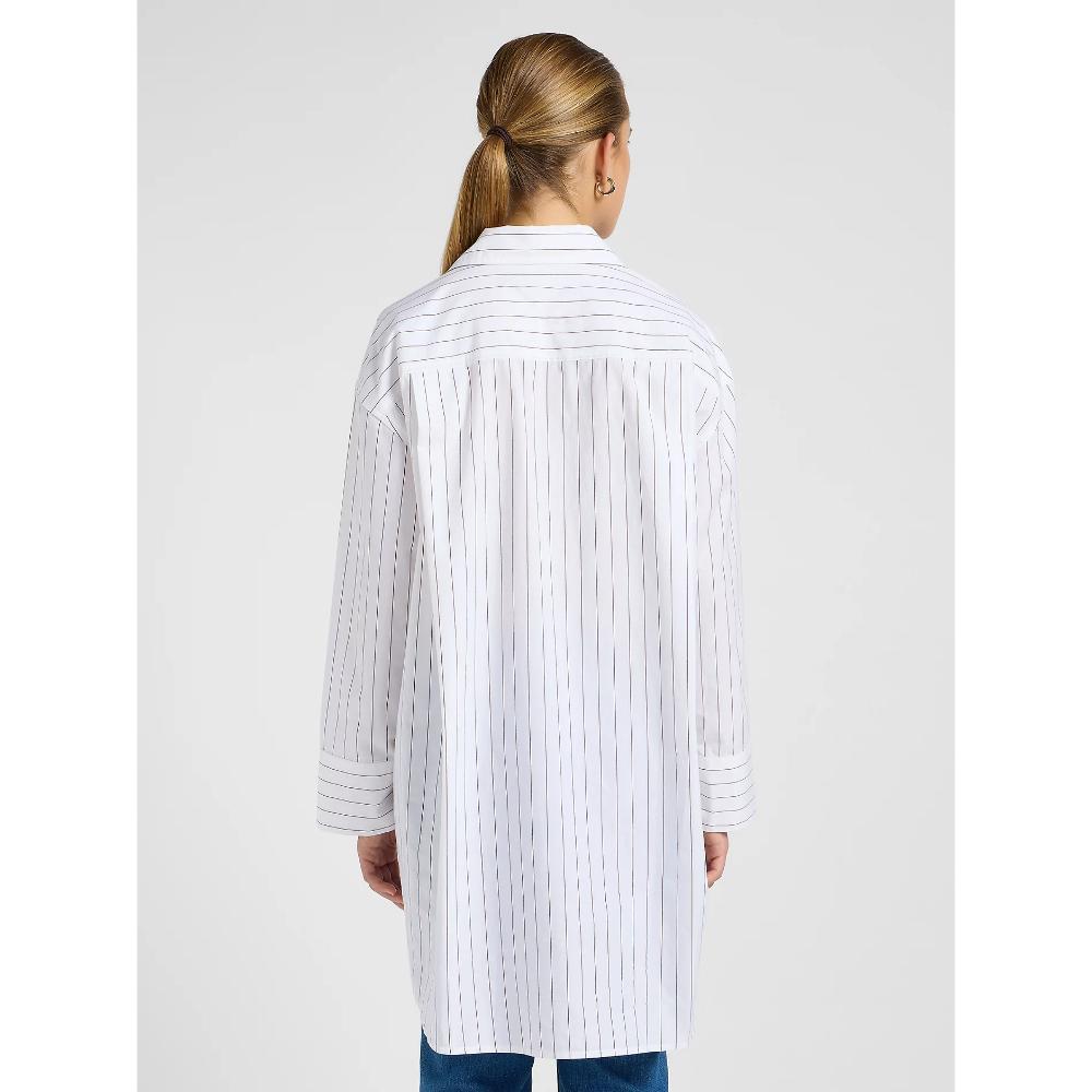 Lee Loose Shirt Bistre Stripe Donna